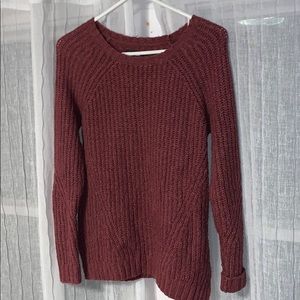 American Eagle Womens Sweater Maroon